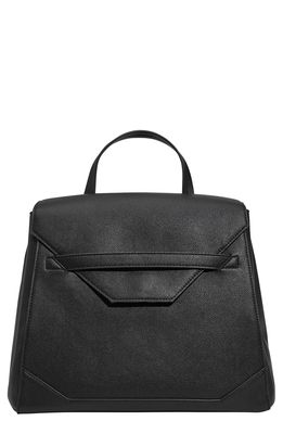 The Honest Company Convertible Faux Leather Diaper Tote in Black