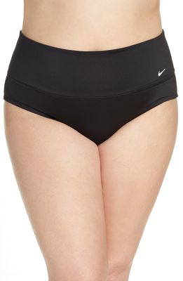 Nike Essential High Waist Bikini Bottoms in Black