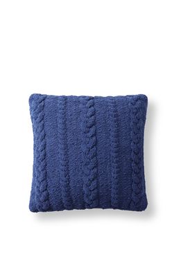 Sunday Citizen Braided Accent Pillow in Navy