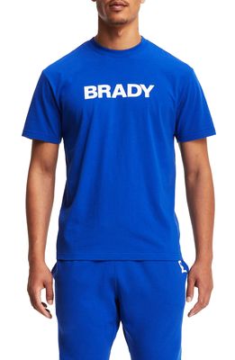 BRADY Short Sleeve Jersey Graphic Tee in Brady Blue