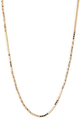 Bony Levy 14K Gold Flat Rolo Chain Necklace in Yellow Gold