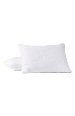 Coyuchi Avila Organic Cotton Matelasse Pillow Sham in Alpine White