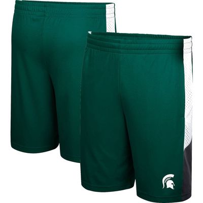 Youth Colosseum Green Michigan State Spartans Very Thorough Colorblock Shorts