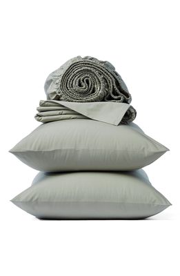 Coyuchi 300 Thread Count Set of 2 Organic Cotton Pillowcases in Laurel