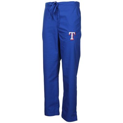 CONCEPTS SPORT Unisex Royal Blue Texas Rangers Scrub Pants