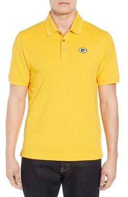 Cutter & Buck Green Bay Packers - Advantage Regular Fit DryTec Polo in College Gold