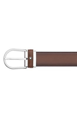 Montblanc Leather Belt in Brown