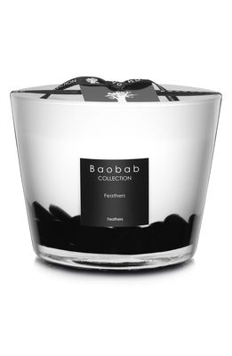 Baobab Collection Feathers Candle in Feathers- Small