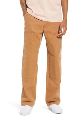 Dickies Double Front Duck Canvas Pants in Stonewashed Brown Duck