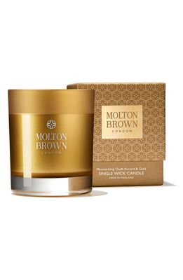 MOLTON BROWN London Single Wick Candle in Oud Accord Gold