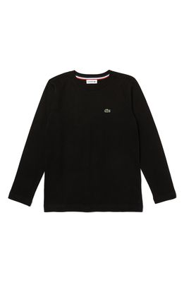 Lacoste Long Sleeve T-Shirt in Black