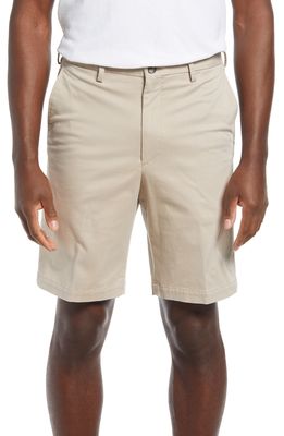 Vintage 1946 Men's Classic Flat Front Chino Shorts in Khaki