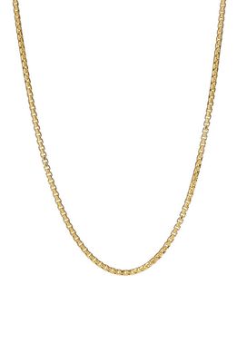 Degs & Sal Box Chain Necklace in Gold