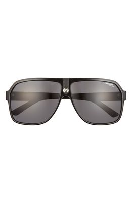 Carrera Eyewear Carrera 62mm Gradient Aviator Sunglasses in Black /Gray Pz