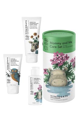 VIVAIODAYS Organic Mommy & Me Care Set in Multi