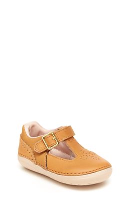 Stride Rite Lucianne Leather Mary Jane in Honey Tan