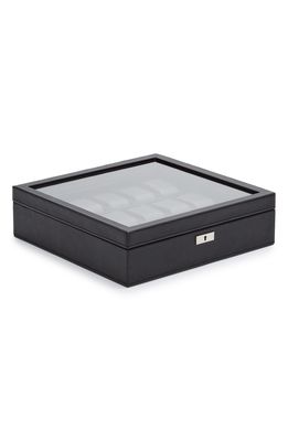 WOLF Viceroy 15-Piece Watch Box in Black