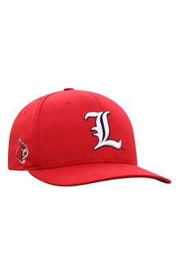 Men's Top of the World Red Louisville Cardinals Reflex Logo Flex Hat