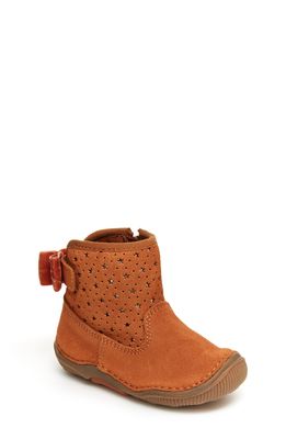 Stride Rite Angie Suede Star Boot in Tan