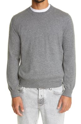 Brunello Cucinelli Men's Cashmere Sweater in Grey