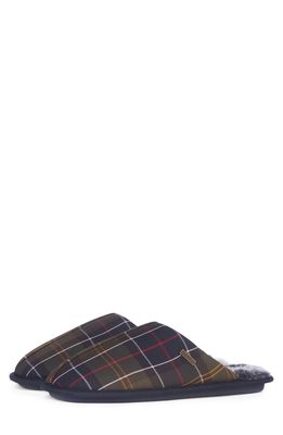 Barbour Young Slipper in Recycled Classic Tartan