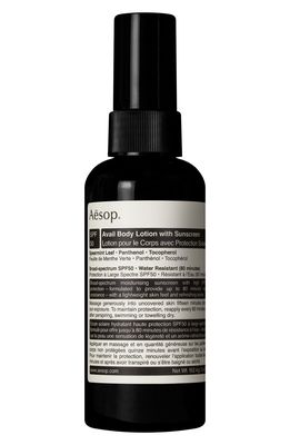 Aesop Avail Body Lotion with Sunscreen in None