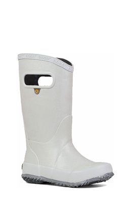 Bogs Glitter Waterproof Rain Boot in Silver