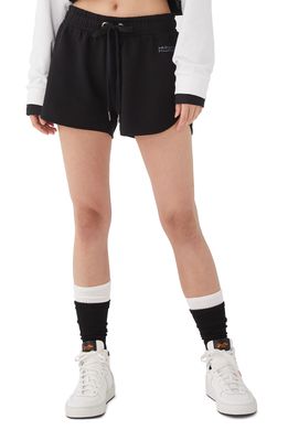 HUMAN NATION Gender Inclusive Organic Cotton Blend Shorts in Black