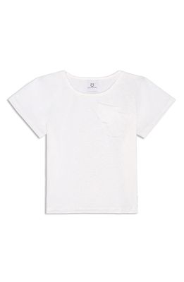 Miles and Milan Kids' Everyday Double Pocket T-Shirt in White