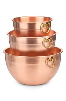 Cuisinart Set of 3 Copper Mixing Bowls
