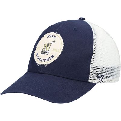 Men's '47 Navy Navy Midshipmen Howell MVP Trucker Snapback Hat