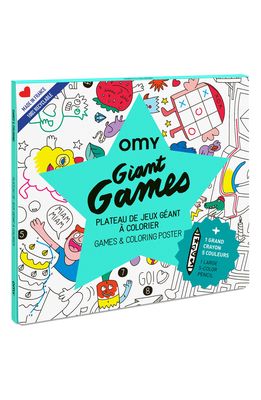 OMY Giant Games Poster Set in Multi