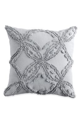 Peri Home Metallic Chenille Pillow in Grey