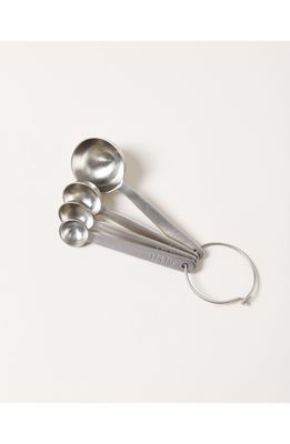 Farmhouse Pottery Stowe Measuring Spoons in Silver