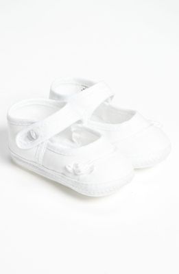 Little Things Mean a Lot Cotton Batiste Shoe in White