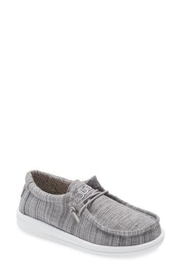 Hey Dude Wally Moc Toe Sneaker in Stone