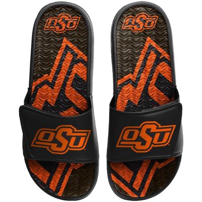 Men's FOCO Oklahoma State Cowboys Wordmark Gel Slide Sandals in Orange