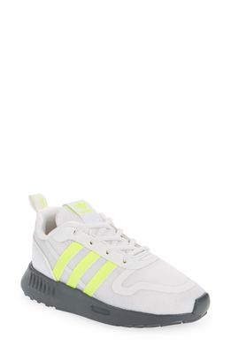 adidas Kids' Multix Sneaker in Crystal White/Yellow/Grey