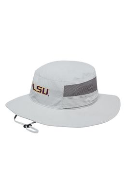Men's Columbia Gray LSU Tigers Bora Bora Booney II Bucket Hat