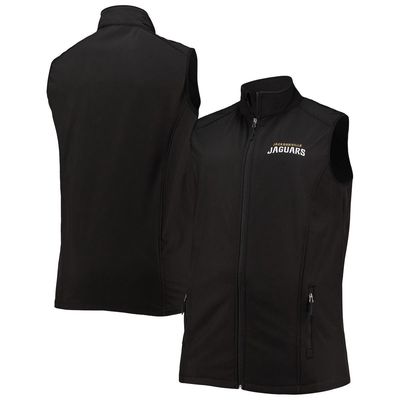 Men's Dunbrooke Black Jacksonville Jaguars Big & Tall Archer Softshell Full-Zip Vest