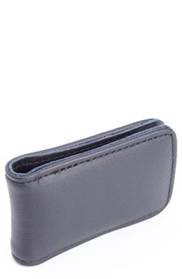 ROYCE New York Leather Money Clip in Blue