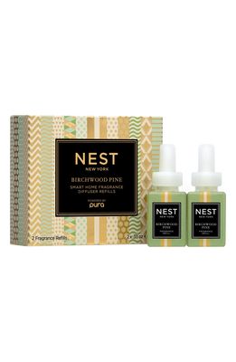 NEST New York Pura Smart Home Fragrance Diffuser Refill Duo in Birchwood Pine