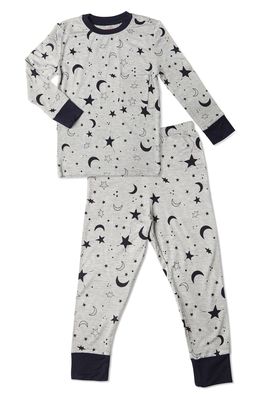 Everly Grey Kids' Fitted Two-Piece Pajamas in Twinkle Night