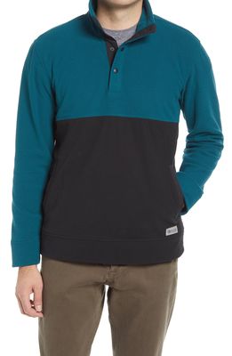 Outdoor Research Men's Trail Mix Snap Pullover in Treeline/Black