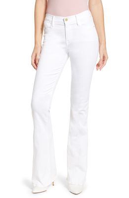 FRAME Le High Flare Jeans in Blanc