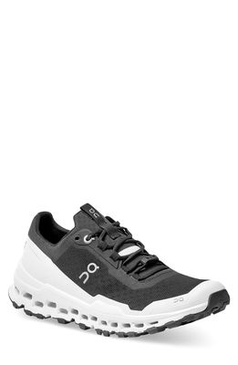 On Cloudultra Trail Running Shoe in Black/White