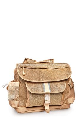 Bixbee Sparkalicious Water Resistant Backpack in Gold