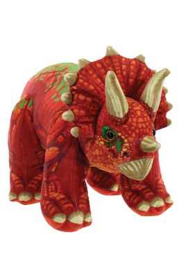 Iscream Triceratops 3D Fleece Pillow in Multi