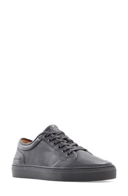 Belstaff Rally Leather Low Top Sneaker in Black Leather