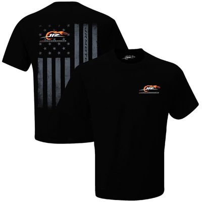 Men's JR Motorsports Official Team Apparel Black JR Motorsports Flag Graphic T-Shirt